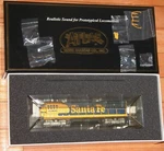 Ho Atlas 8120 Master Gold Ge B23-7 Santa Fe # 6360 Dcc Sound Quantum Qsi. Fixed Price $229.99.