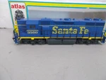 Atlas # 7021 Santa Fe GP-38 Powered Locomotive 3560 Ho Scale Lot. Fixed Price $65.00.