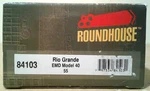 Scale Athearn Roundhouse Emd Model 40 Rio Grande D&rgw #55 84103 Needs Work. Fixed Price $75.00.
