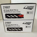 Rapido 21607 Ho Canadian National Mlw FPA-2U FPB-2U 6758/6858 Dcc Esu Lok Sound. Fixed Price $549.99.