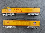 Mth Union Pacific Scale Gas Turbine Diesel Engine Set - 2/3 Of. Fixed Price $396.58.