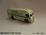 1:86 - Ho Scale Auto Replicas Ar. 8701 Fiat Truck White Metal Kit. Fixed Price $18.80.
