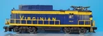 S01: Lionel No. 6-8659 Gauge Virginian Rectifier Electric Locomotive W/ Box. Fixed Price $119.95.