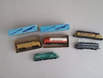 Ho Scale Diesel Locomotives 5 Total. Fixed Price $120.00.