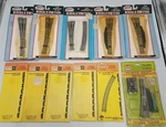 (nos) Atlas Scale Standard & Custom Switch Track Lot 2752,2751,2707,2706. Fixed Price $100.00.