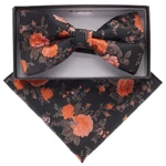 Vittorio Farina Floral Designer Bow Tie & Pocket Square: Gift Box. Fixed Price $39.49.