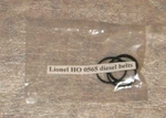 Neoprene Drive Belts For 1959-1962 Lionel Ho Diesels & Motor Repair Service. Fixed Price $13.00.