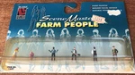 Ho 1/87 Scale Life-like Scene Master #1608 Farm People 6-PIECE Set Nos Sealed. Fixed Price $12.50.