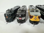 6X Bachmann F7A -F7B Diesel Locomotive Dcc/ Sound-ho Scale Lot (tested). Fixed Price $650.00.