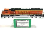 Overland Omi Bnsf SD70MAC Burlington Northern Santa #9880 Ho Brass #7901.1 Dcc. Fixed Price $2199.95.