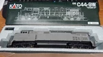 Kato 37-6310 C44-9W Undecorated Diesel Locomotive Ho Gauge Used Runs Good. Fixed Price $199.99.