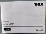 Trix 22092 Ho Operating Manual Locomotive Bb Hercules Class 2016 Stlb. Fixed Price $7.07.