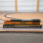 Ho Athearn Bnsf C44-9W Powered Diesel Locomotive Orange/black New Vg Cond. Fixed Price $95.00.