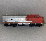 Bachmann Ho Scale Emd F-9 Diesel Locomotive Santa Fe, Red #307 Untested. Fixed Price $12.00.