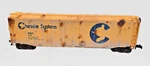 Gauge Weathered Bachmann Chessie Systems 50' Box Car Horn Hook Couplers Rtr. Fixed Price $13.77.
