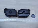 1975 Honda CB200 Twin H1609-1) Left And Right Air Box Filter Housing Cover Set. Fixed Price $52.49.