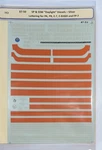 Microscale Ho Decal-sp Ssw Daylight Silv LETT-PA/PB/E-7/E-8A&B/FP-7 #87-50. Fixed Price $6.50.