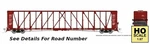 Rapido 174002-6 Ho Nsc 73FT Centerbeam Flatcar Brown #bnsf 563181. Fixed Price $38.11.