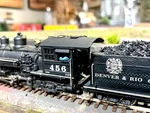 HON3 D&rgw K-27 Brass United Scale Models (pfm) 2-8-2 Steam Loco Tender. Fixed Price $419.00.