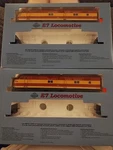Proto 2000 Ho E8/9 21078/21079 Florida East Coast Locomotive Set #1012/1017. Fixed Price $194.99.