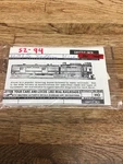Walthers Decals Ho Scale 52-94: Great Northern Gn Shuttle-jack Gold. Fixed Price $9.99.