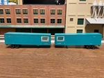 Athearn Ho 5155 Penn Central 40' Trailers 2-PACK In. Fixed Price $15.00.