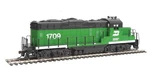 Walthers Trainline Ho 101 Burlington Northern Emd GP9M Diesel Locomotive Dc. Fixed Price $99.98.