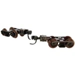 -atlas 22081 70 Ton Roller Bearing Trucks W/ Extended Bolster & Coupler N12227. Fixed Price $6.99.