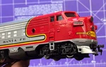 Ho Bachmann 307 Santa Fe Warbonet Emd F9 Diesel Locomotive, The Box 833 BIN2. Fixed Price $24.99.