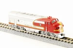 Kato N-scale 176-2121 Emd F7A At&sf Santa Fe #300 Made In Japan Gauge. Fixed Price $119.99.