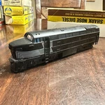 Roco Shark Nose Ho Diesel Engine Black With Five Stripes. Fixed Price $38.00.