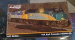 Rapido 80555 Ho F40PH-2D Via Rail Kool-aid Scheme RD#6405 Dcc/sound. Fixed Price $300.00.