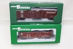 Lot Of 2 Bowser Ho Scale Virginian Railway Freight Cars Model Train Set Layout. Fixed Price $39.99.