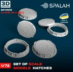 Spalah 17572 1:72 Hatches 4 Psc Set Of Scale Models. Fixed Price $8.88.