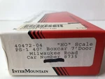 Intermountain Ho Kit #40472-04 PS-1 Box Car Door Milwaukee Road #8735 Nos. Fixed Price $19.99.