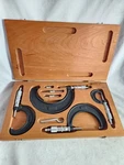 Craftsman Outside Micrometer Set 0-4" Mikes Included Wooden Box. Fixed Price $349.00.