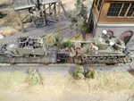 Ho Roco Minitanks Patton's 3RD Army Train Railway Cars #A2849 Custom Detailed. Fixed Price $263.54.