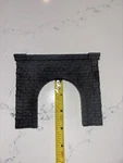 Custom Tunnel Portal Ho Slightly Weathered Grey/black 2PK. Fixed Price $20.00.