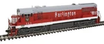 (2) Rivarossi Ho Cb&q Ge U28C Burlington Route #563, #571 Dcc Sound Nib. Fixed Price $179.95.