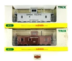 PR498 - Trix H0 24900 Lot Caboose Wagons "union Pacific". Fixed Price $93.16.