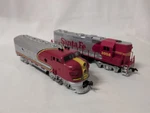 2 Life Like Ho Scale Diesel Santa Locomotives War Bonnet & 3056 Railroading. Fixed Price $29.95.