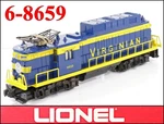 Lionel 6-8659 Virginian Rectifier W/box (magnetraction Power Truck) /31/ 1976. Fixed Price $72.00.