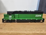 Athearn GP38-2 Burlington Northern 4601 2264 GP50 Frame Ho. Fixed Price $75.00.