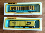 Bachmann Ho Car Lot X2 W Boxes Trainset Item NO.1120 NO.43 1020 32. Fixed Price $29.00.