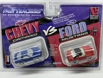 Htf Life-like Ho Slot Car Chevy Camaro Vs Ford Mustang Twin Pack #9745 Moc. Fixed Price $74.95.