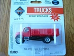 Boley Ho #185-403411 International 2-AXLE Long Closed Stakebed Truck -- Red. Fixed Price $10.49.