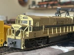 Ho Scale Mehano Alco C628 Demonstrator - Runs Well, Upgraded Can Motor+. Fixed Price $49.00.