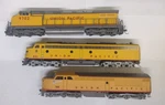 (3) Union Pacific Ho Scale Locomotives , Kato & Life Like. Fixed Price $149.99.