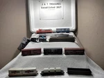 Ho Scale Mantua Tyco Illinois Central # 5628 & 7 Car Custom Set - 38 Pieces. Fixed Price $50.00.