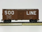 Athearn Ho R-t-r "soo Line" 40' Single Door Boxcar #46757. Fixed Price $32.24.